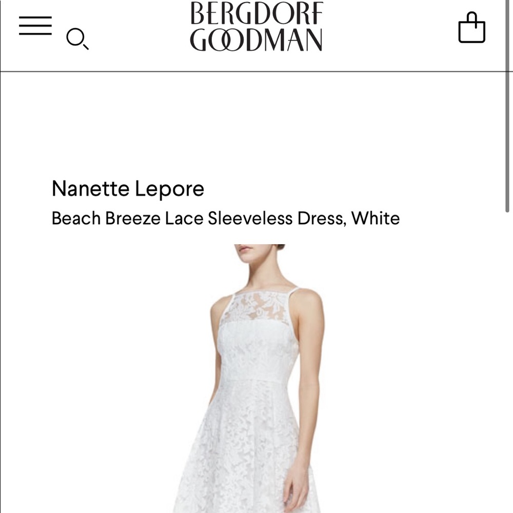 Nanette Lepore black 🖤 lace Beach Breeze dress - Picture 5 of 16